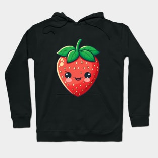 Cute Kawaii Strawberry Fruit Grower Farm Hoodie